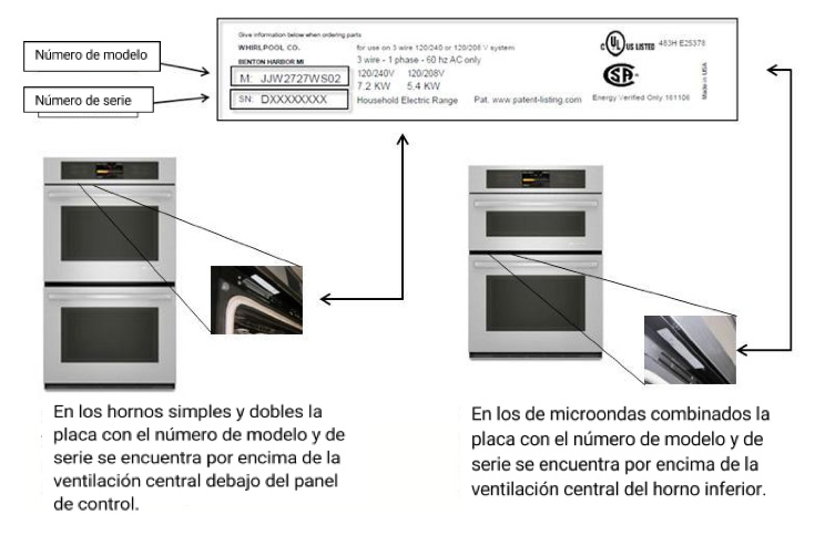 repair-ja-ovens-model-serial-spanish